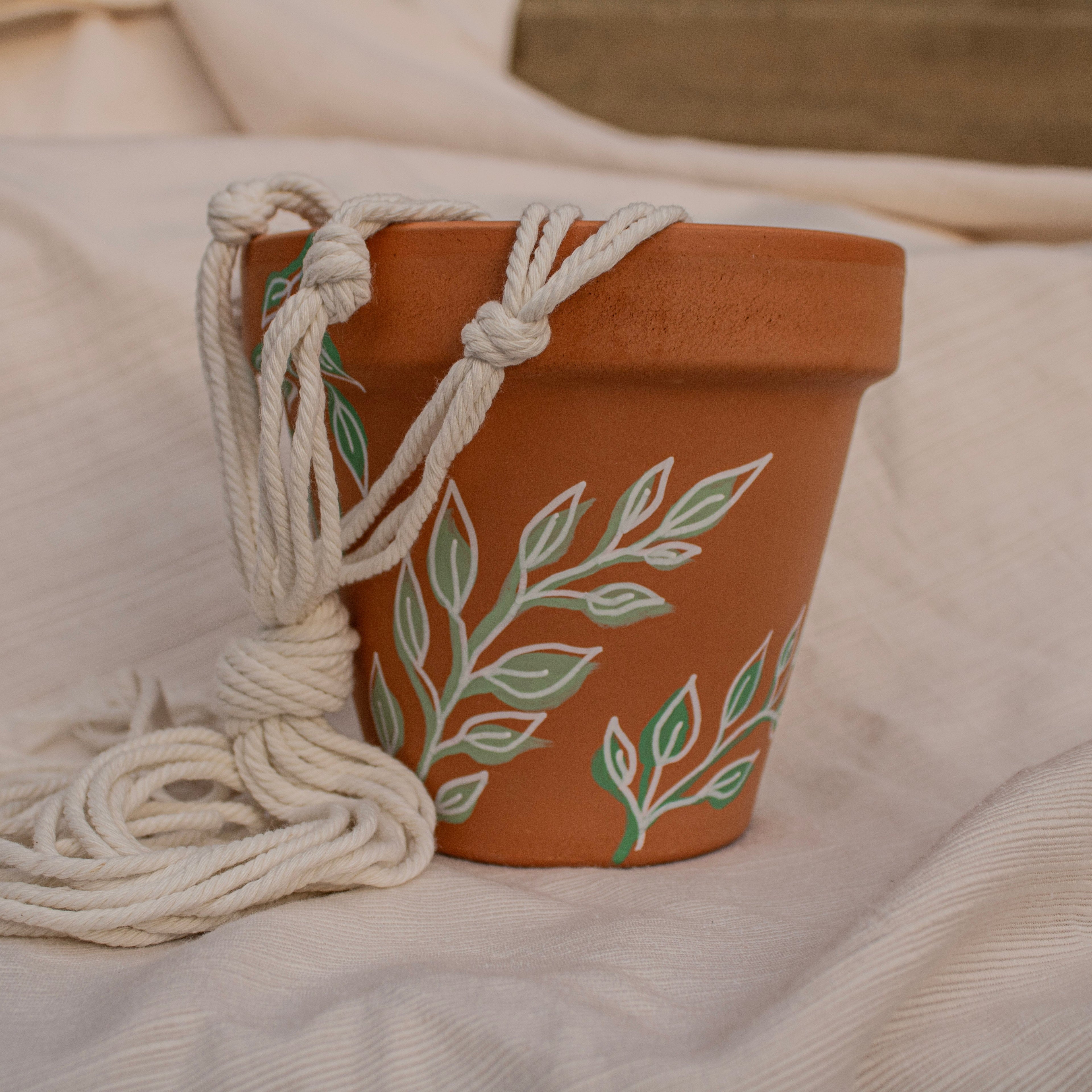 Green Leaf Plant Pot
