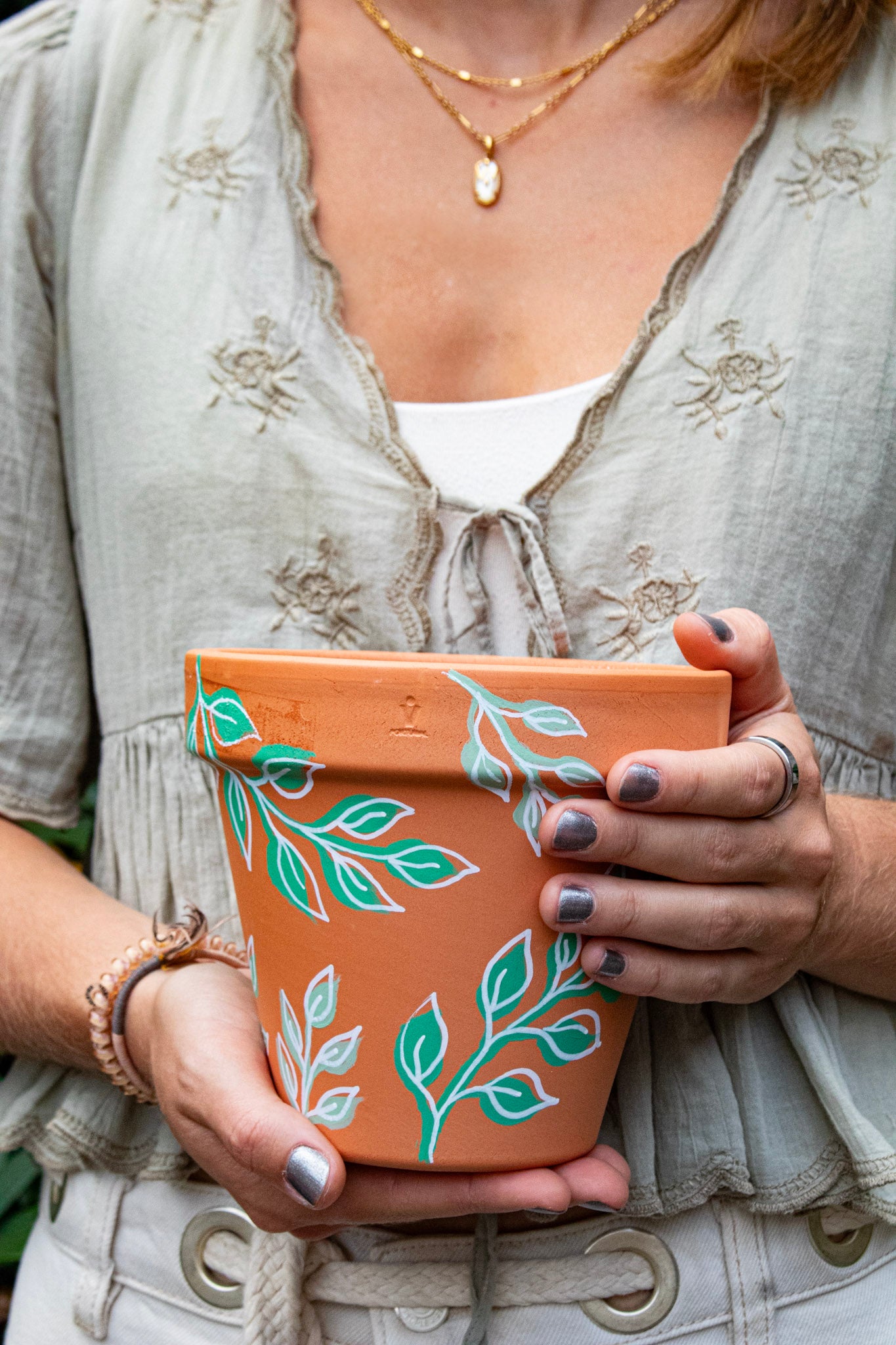 Green Leaf Pot